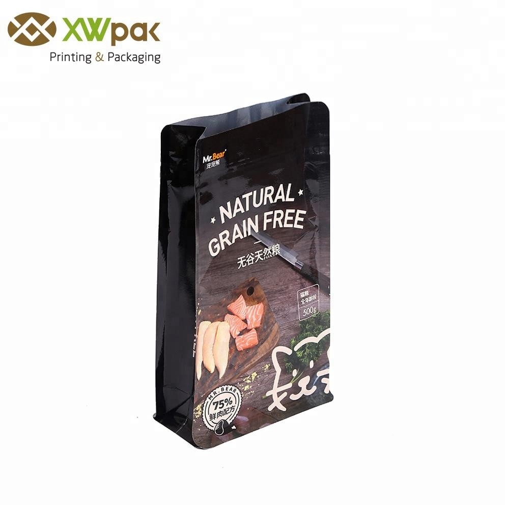 26oz 750g Aluminum Foil Kraft Paper Packaging Bags With Valve And Zipper