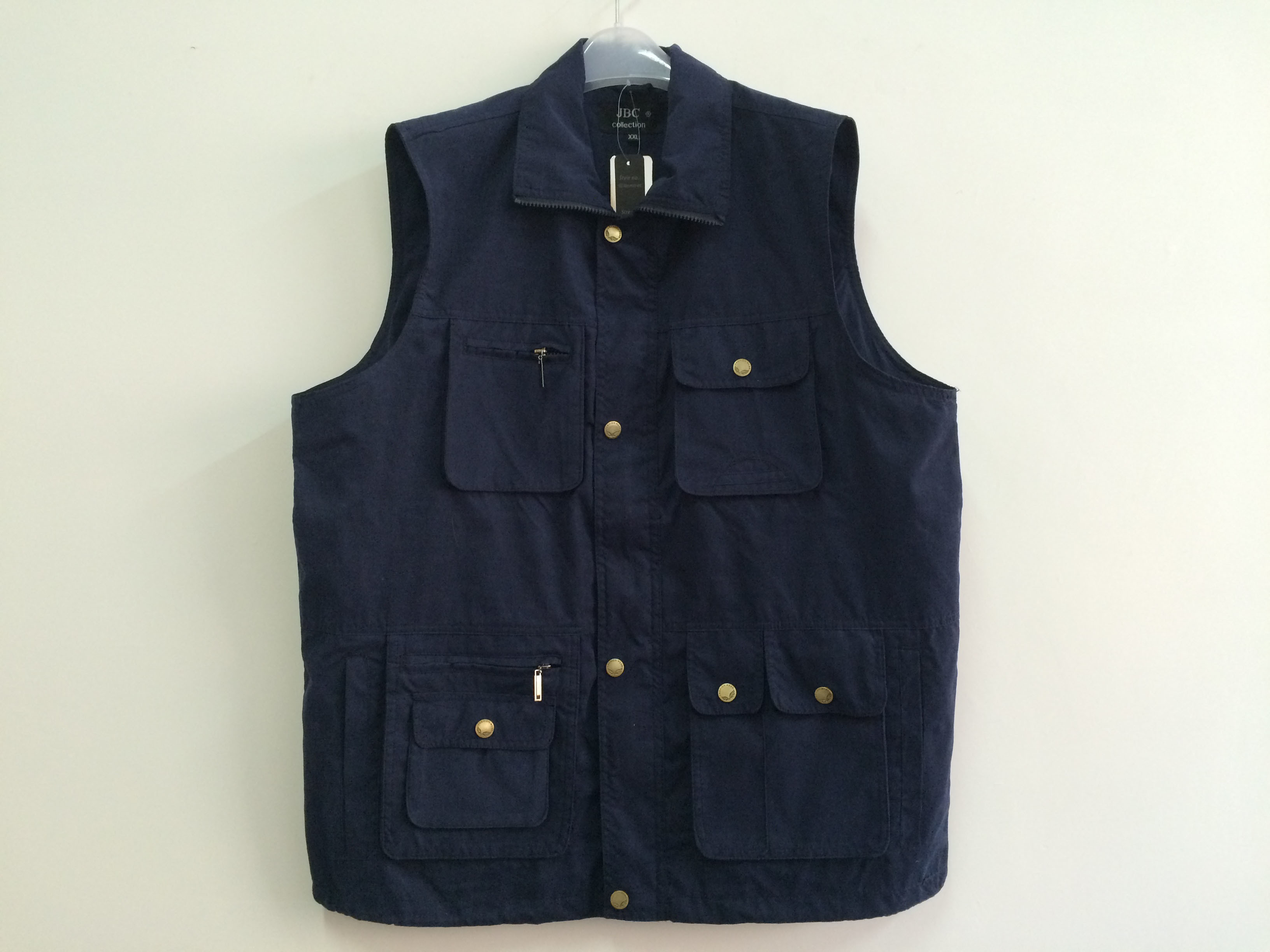 Mens classic vest，mens waist coat, gilet, vest in peach skin fabric, navy colour, S-3XL, 049
