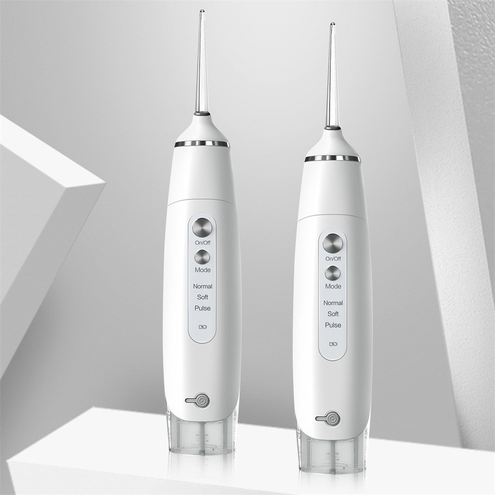 IPX7 Dental Water Flosser Portable Water Jet Flosser 100% Waterproof Design