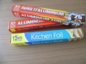 China Microwavable Food Grade Aluminum Foil High Purity For Fast Food / Food Storage on sale