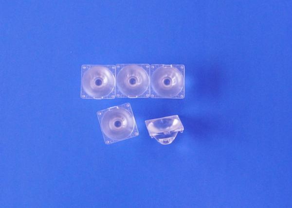 Narrow Square Single Led Light Lens 22mm Diameter 10 15 25 Degree For Outdoor