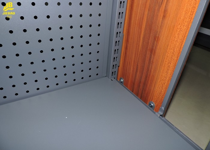 Iron Steel Convenience Store Shelving Advertising Led Light Board 320mm Wide