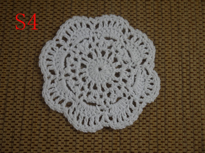 Handmade crocheted blanket handmade carpet yarn crochet decoration color block flower blanket