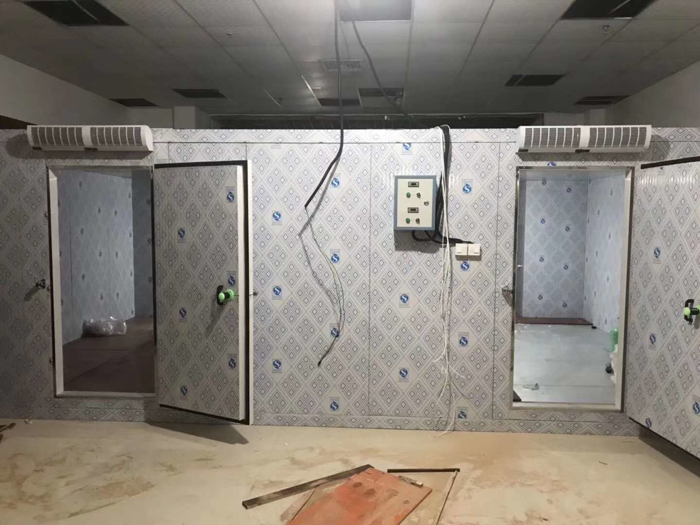 Commercial Walk In Blast Freezer Cold Storage Room For Seafood Meat​ Fish