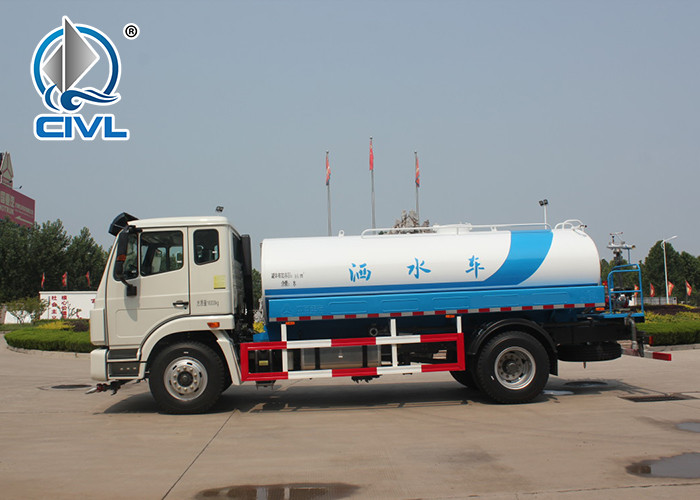 4x2 10m3 Liquid Tanker Truck Euro 2 6 Tires With 1 Spare New Condition
