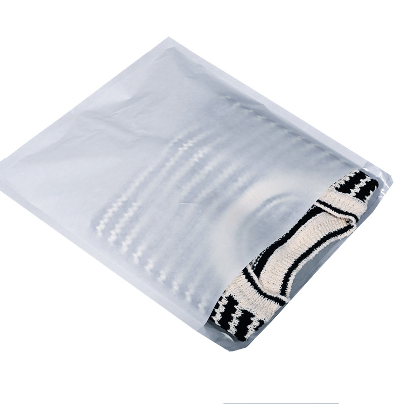 Sheet Printing / Intaglio Printing Self Seal Glassine Bags White Translucent