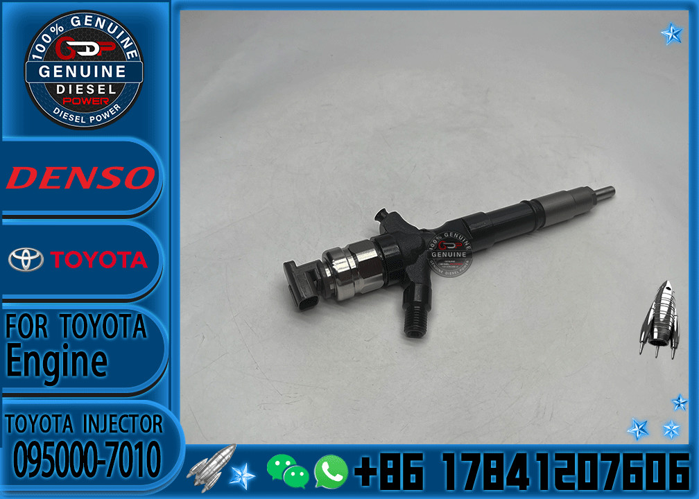 D-ENSO 095000-7010 23670-39165 original new Diesel Fuel Injector 095000-7010 For T-oyota Truck 2KD Engine