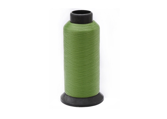 Silk Spun Strong Nylon Thread Poly Core , Green Mix Nylon Stitching Thread