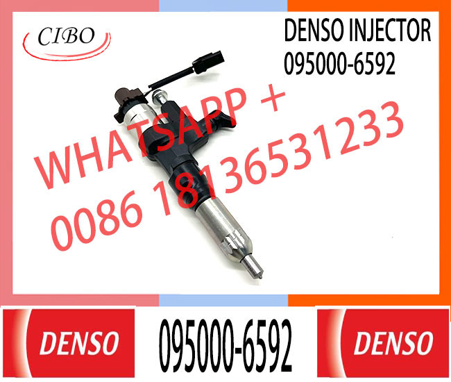 095000-6593 for Hino J08 engine excavator fuel injectors 23670-E0010 095000-6592