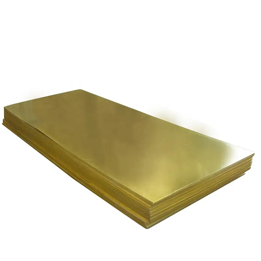 Bright Surface Brass Copper Sheet H63 50mm 1250mm Wide T1 H59
