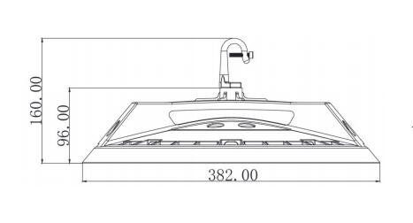 Cree UFO LED High Bay Light 100W High Light Efficiency 150Lm / W With Good Heat Dispersion