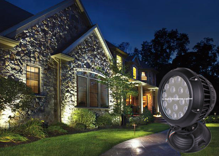 9W Warm White Aluminum LED Garden Spotlights for Park / Lawn / Bridge