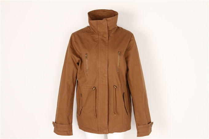 Ladies longline COTTON parka, Women's cotton coat, Very Washed, Chic style
