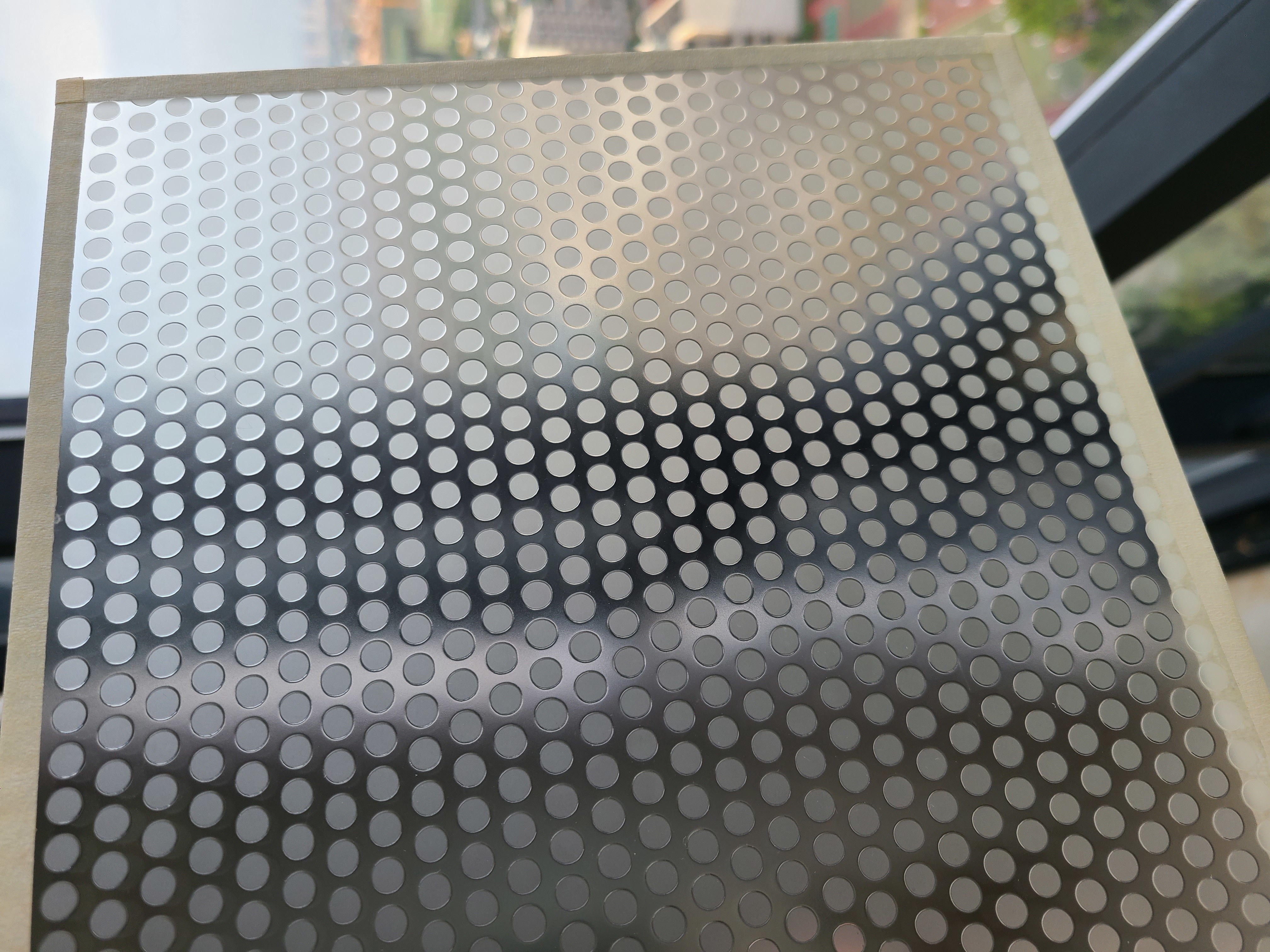 Straight Cut Laminated Glass Panel Ice Decorative Wire Mesh