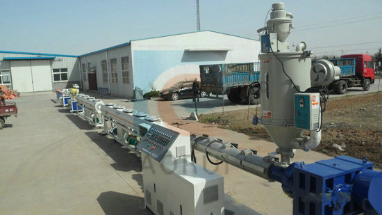 20 - 630 mm Single Screw Extruder Plastic PE Pipe Production Line For Irrigation
