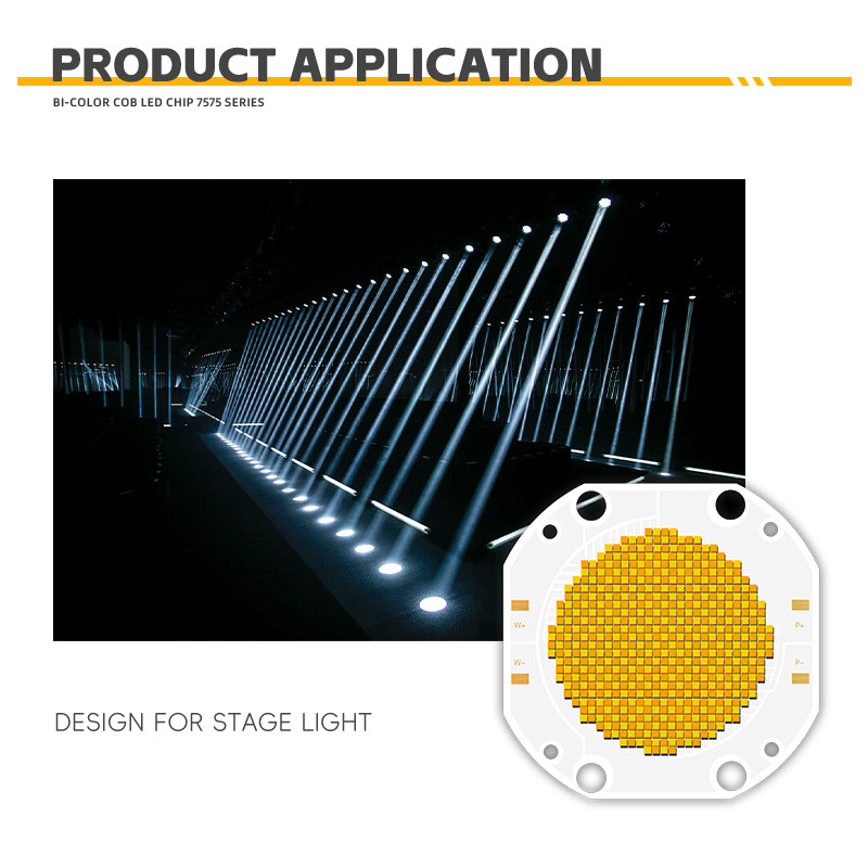 600W RGBWW Flip Chip Factory Customization High Out Put COB Led Chip
