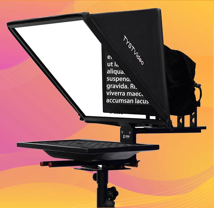 20-inch Single Screen Tempered Prompter Glass for Accurate Teleprompting and Shooting