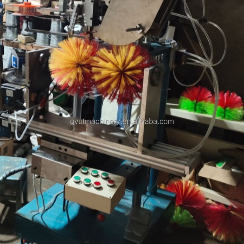 United Kingdom Location Custom-made Double Stage Broom Tufting Making Equipment
