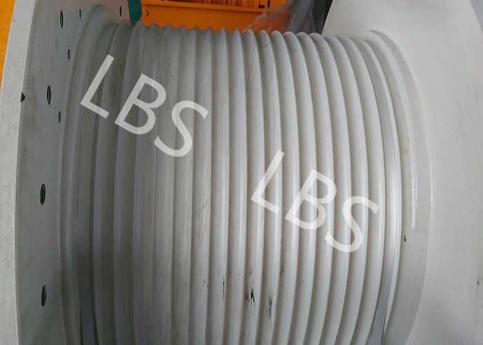 LBS Grooved Drum Design Offshore Winch For Wire Rope Spooling Controlling