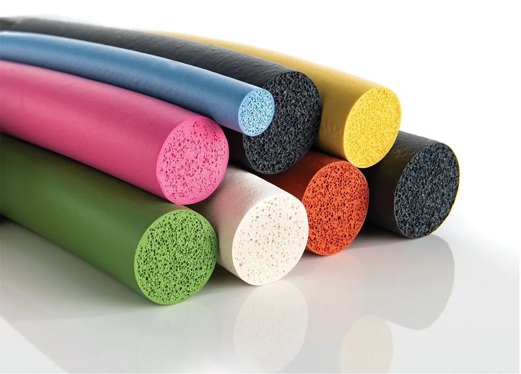 Extruded White Silicone Rubber Sponge Strip for Closed Cell Circular Foam Backer Rod Seal