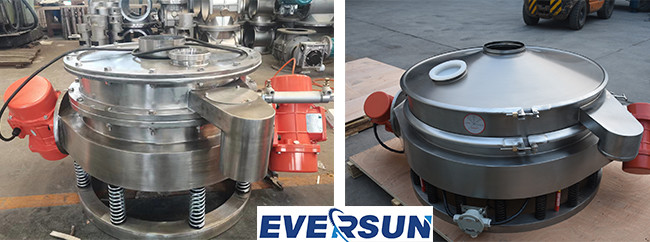 Customizable Direct Discharge Vibrating Screen Sieve Stainless Steel / Carbon Steel