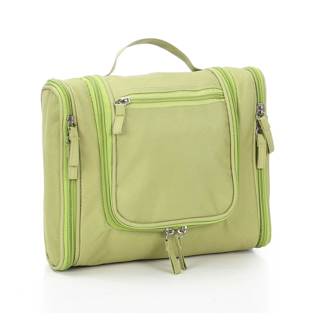 2019 Promotional Small Hanging Toiletry Bag , Folding Cosmetic Bag Polyester Canvas