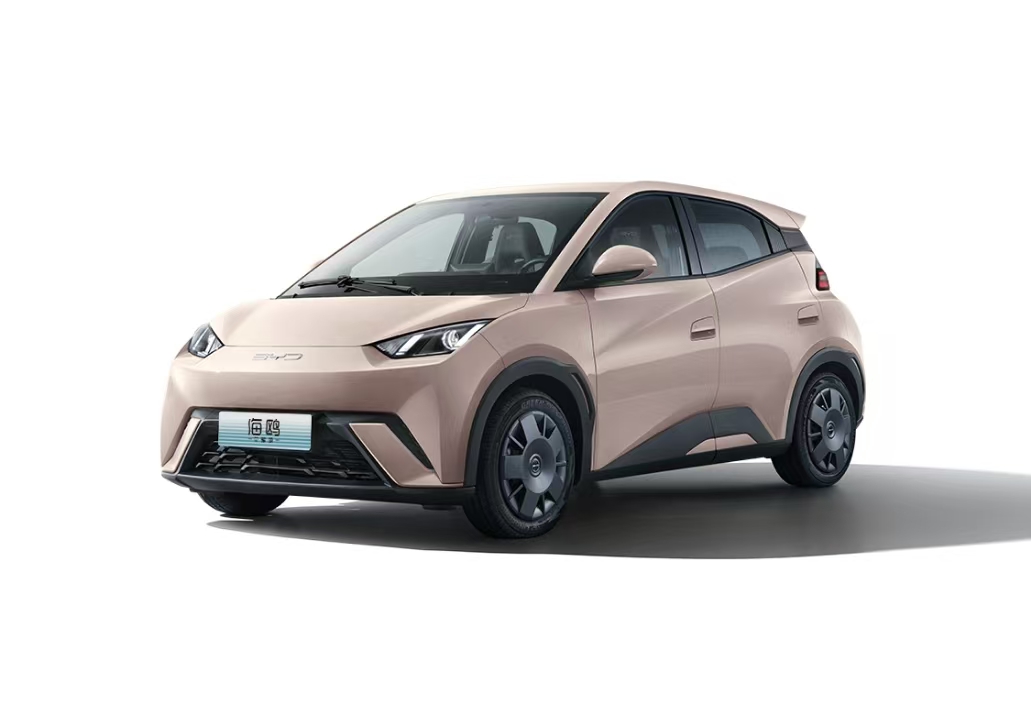 Fast Charging 305KM EV Car BYD Seagull Honor Vitality Edition For 5 Seats