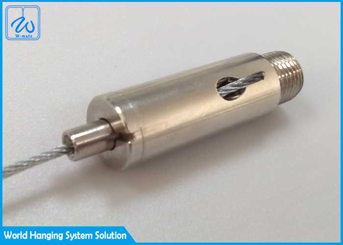 Aircraft Cable Suspension Hardware Brass Cable Grippers For Wire Rope Hanging System