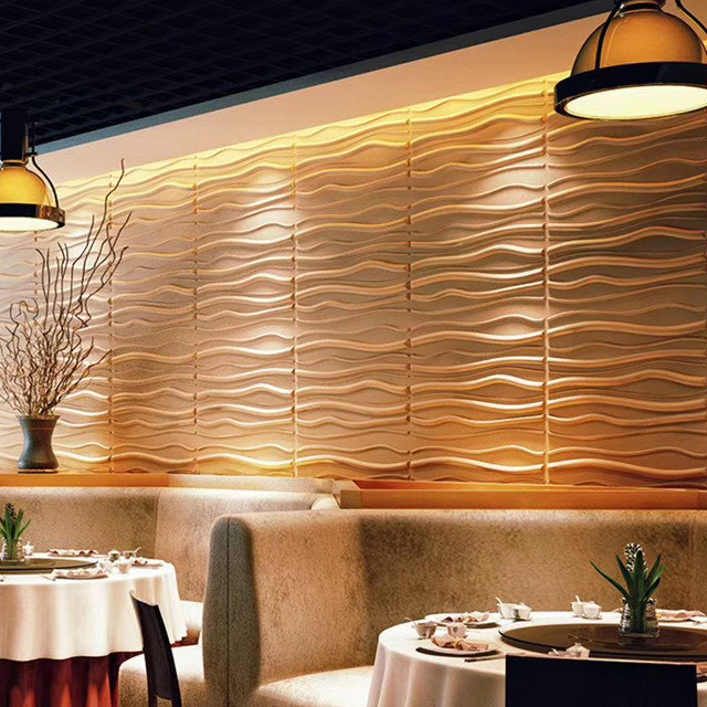 3D Relief Height 22mm High Gloss Peel and Stick PVC Wall Art Panel for Sofa Background