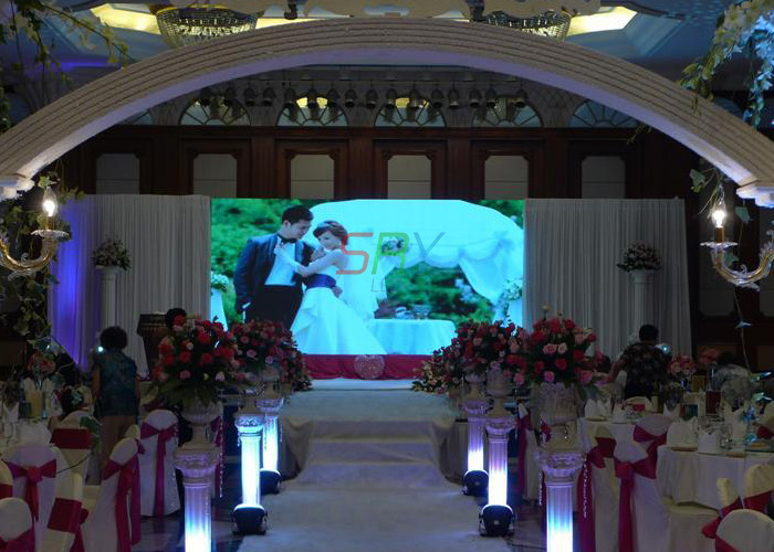 7.62mm SMD3528 Stage LED Screens , LED Stage Curtain Screen For Rental