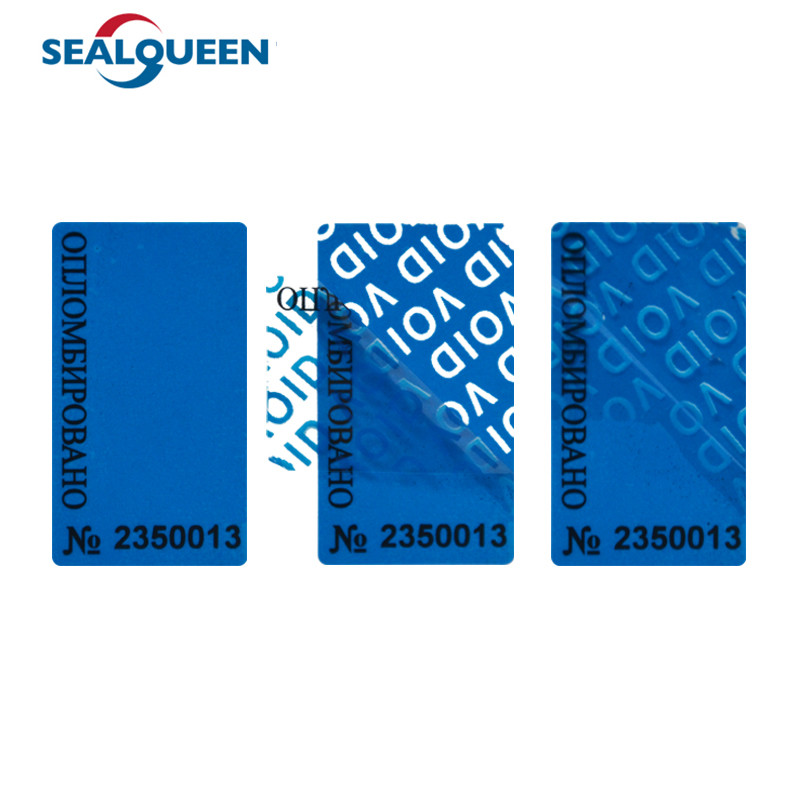 Tamper Proof Seal Sticker Holographic Logo Security Hologram Void Sticker