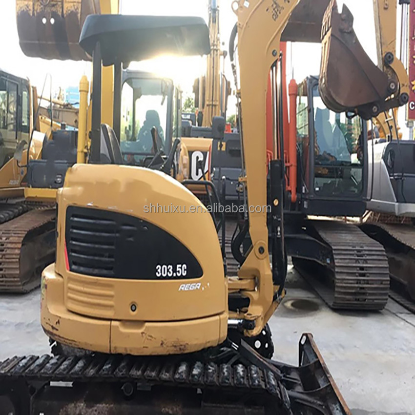 Good quality used hydraulic mini digger CAT303.5 Second Hand small crawler caterpillar excavator for sale Caterpillar in stock