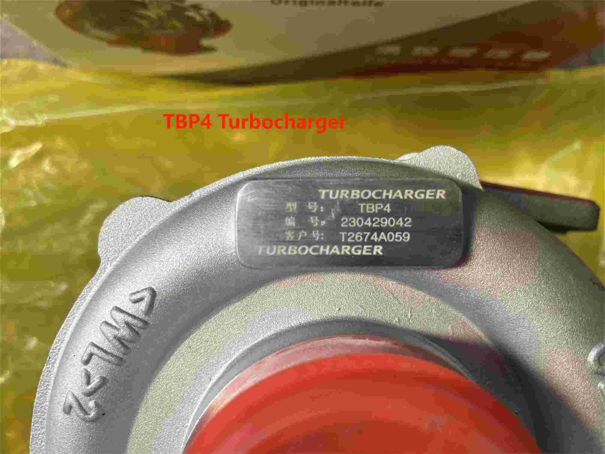 5.9 Cummins Turbo TBP4 FOTON Truck Spare Parts Turbine
