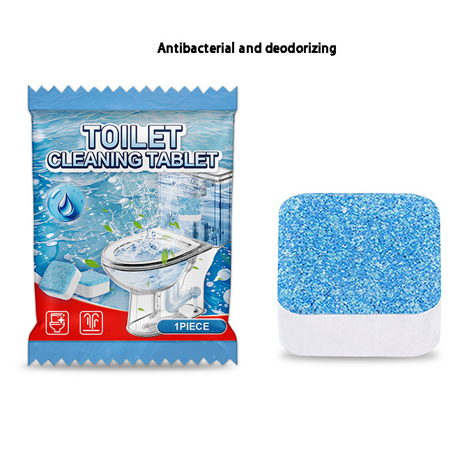 OEM Label Remove Dirt And Odor Bathroom Cleaner Tablets Automatic Toilet Cleaning Block Tablets