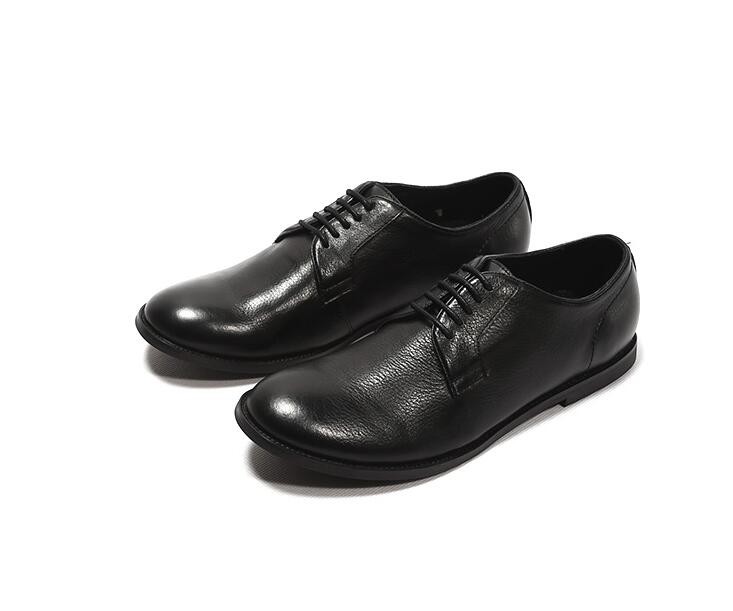 Brown / Black Single Monk Strap Shoes , Wedding Single Buckle Mens Shoes