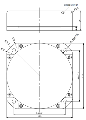 FG-120C High Precision Single-Axis Fiber Optic Gyroscope,Zero bias stability at room temperature (constant temperature)≤0.005 (10s smoothing),Constant
