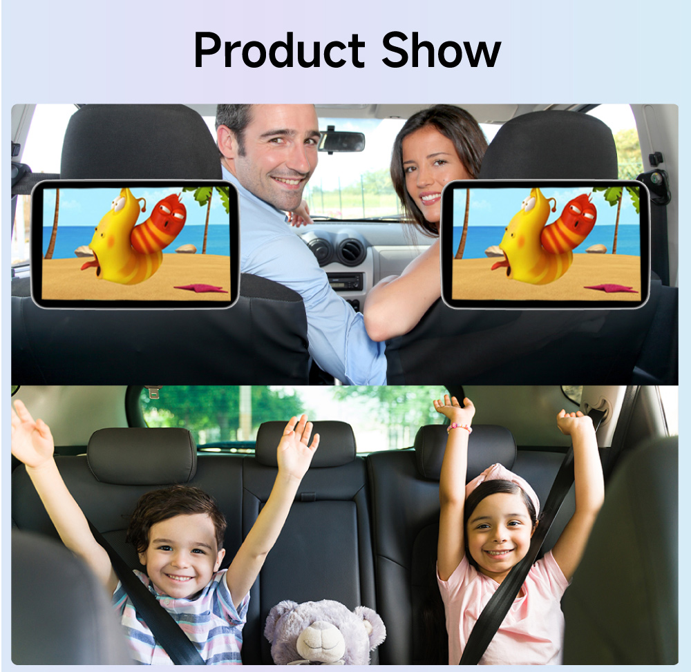 10.5Inch Android 10.0 Car TV Headrest Monitor with Touch Screen and Universal Compatibilit