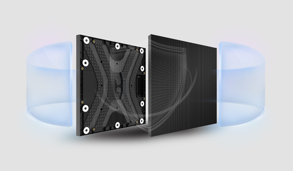 Ggalaxy 500*500mm P1.95 P2.5 Indoor Wall Mounted LED Video Wall With 7680 Hz Refresh Rate