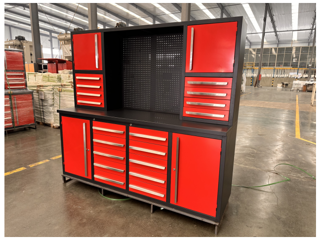 Optional Drawers and Tool Cabinet Included Cold Rolled Steel Workbench for Your Store