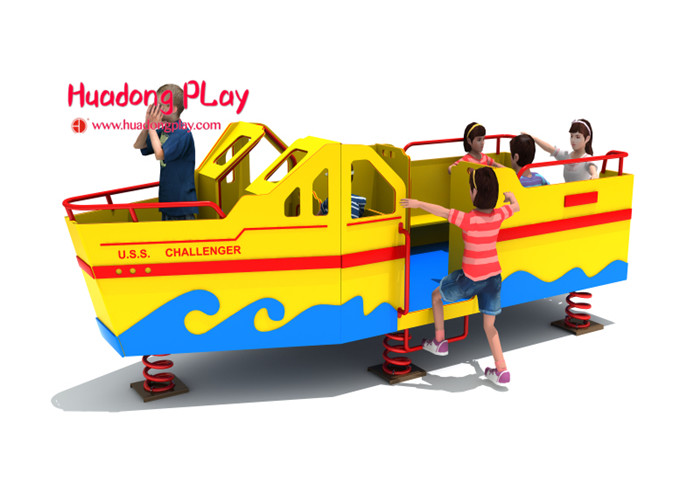 Huadong Plastic Play Equipment , Economical Play Ground Set Different Playing