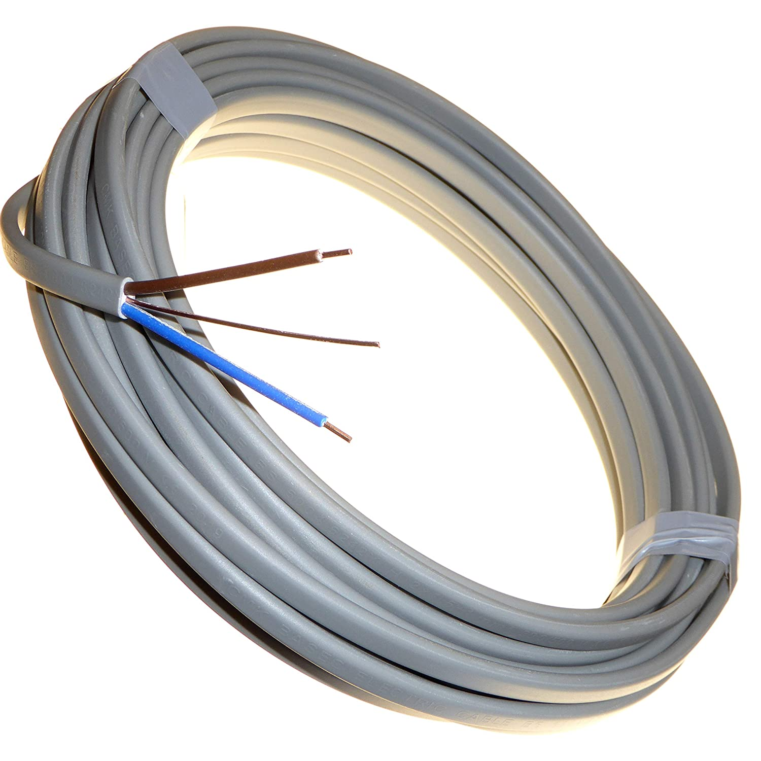 300/500V PVC Insulated Flat Twin and Earth Electric Cable for Light Industrial Wiring