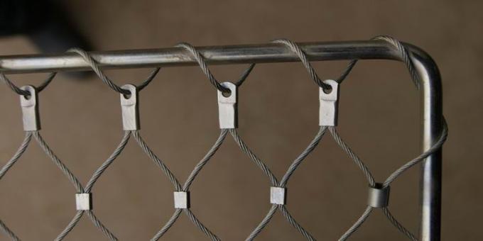 Woven Rope Architectural Wire Mesh Corrosion Resistant For Zoo Safety Protection