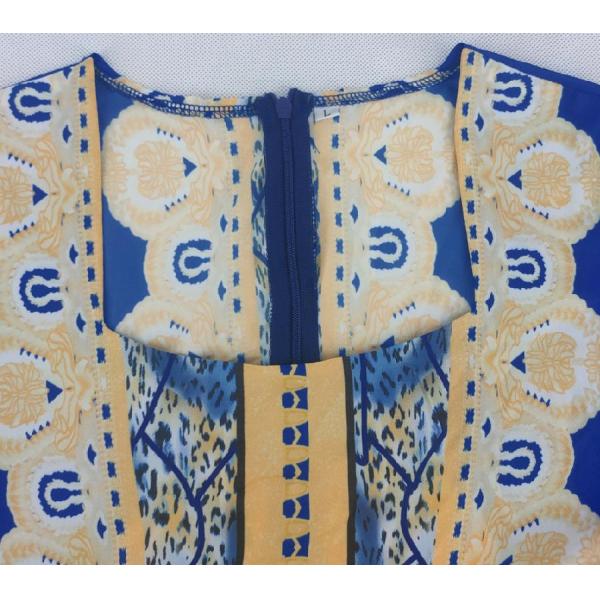 Low Moq Clothing Manufacturer Lady Long Sleeve Maxi Dress Dubai Gown Print Dress Muslim Robe