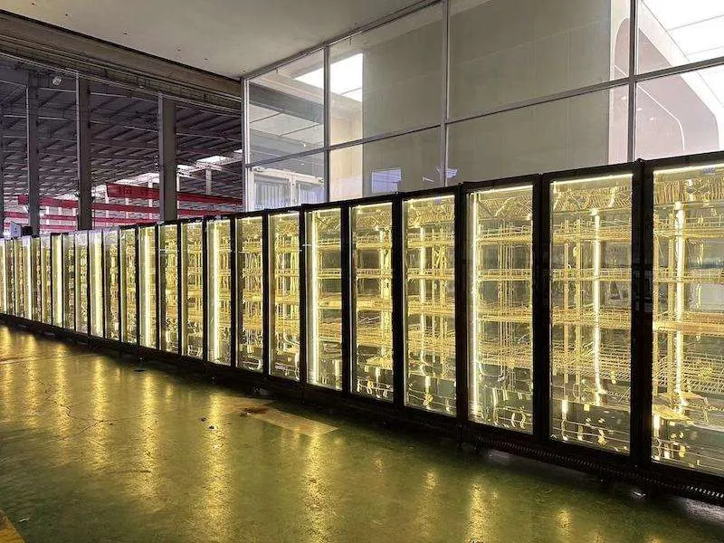Professional Beer Beverage Refrigerator Enhanced Visibility Design Display Fridge Cooler