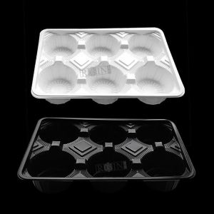 Buy cheap Customized disposable PP milk tea cup plastic tray from wholesalers