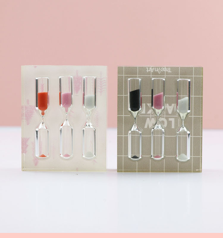 1 3 5 Minute Acrylic Hourglass Custom Crystal Hourglass