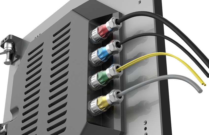 Metal Cover 8p8c Panel Mount Ethernet Modular Jack Metal Shielded Network CAT5 DH-24-RJ45 Connector