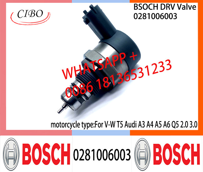 BOSCH DRV Valve 0281006003 Control Valve 0281006003 forV-W T5 Audi A3 A4 A5 A6 Q5 2.0 3.0