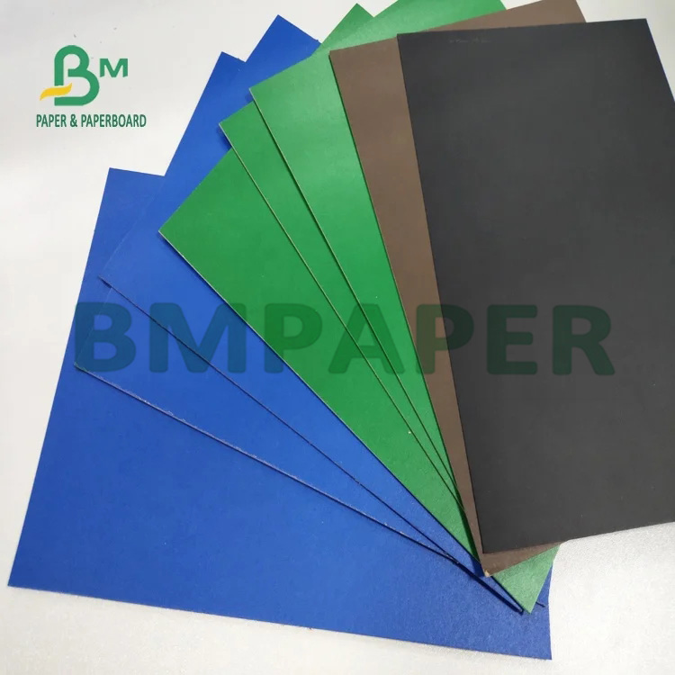 1MM 2MM Green Laminated Board Colour Cards For Cosmetic Case