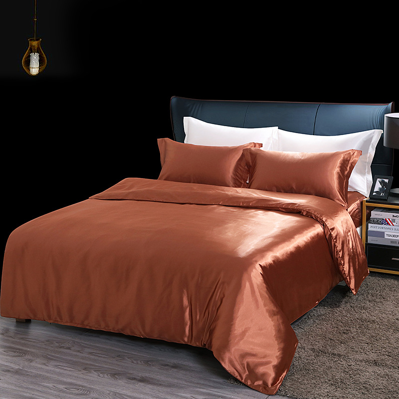 Home Textile Mulberry Silk Bed Sheets , Queen Size 20x30in Fitted Silk Bed Covers
